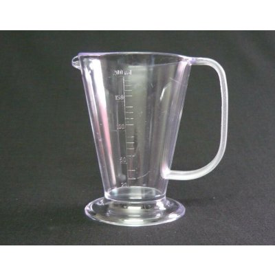 Odměrka 0,2l kónická d8x11cm plast – Zbozi.Blesk.cz