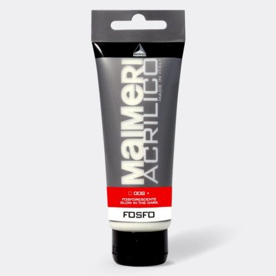 Maimeri Acrilico akrylová barva 200 ml fosforescenční svítící ve tmě 75 ml – Hledejceny.cz