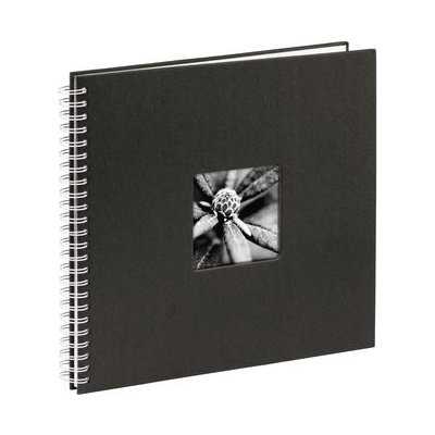 Hama album klasické spirálové FINE ART 36x32 cm, 50 stran, černá, bílé listy – Sleviste.cz