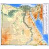 Nástěnné mapy Gizi Map Egypt - nástěnná mapa 100 x 88 cm Varianta: bez rámu v tubusu, Provedení: laminovaná mapa v lištách