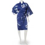 Japonské dámské kimono Yukata se vzorem Jeřábů