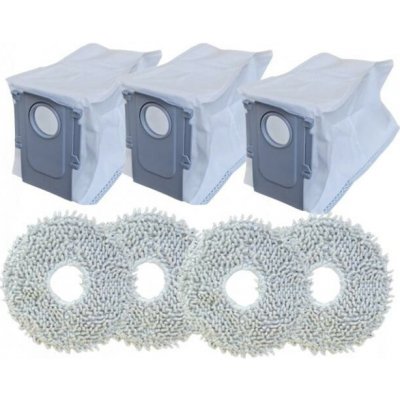 NipponCEC Xiaomi Roborock Qrevo 5AE mopovací textilie a sáčky 4 + 3 ks – Zboží Dáma