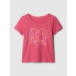 GAP Baby tričko s logem růžová – Sleviste.cz