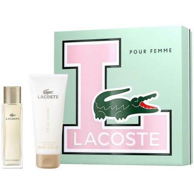 Lacoste Lacoste Pour Femme EDP 50 ml + tělové mléko 100 ml dárková sada – Zboží Mobilmania