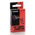Páska Casio XR-12RD1 (Černý tisk/červený podklad) (12mm) - Originál – Zboží Mobilmania