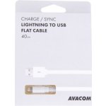 Avacom DCUS-LIG-40W LIG-120W USB - Lightning, 40cm, bílý – Zboží Živě