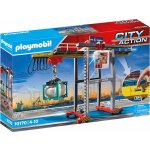 Playmobil 70770 portálový jeřáb s kontejnery – Hledejceny.cz