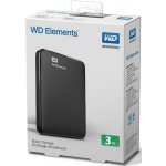 WD Elements Portable 3TB, WDBU6Y0030BBK-EESN – Hledejceny.cz