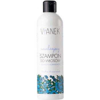 Vianek Moisturising šampon pro suché a normální vlasy s hydratačním účinkem s extraktem z kořene pampelišky 300 ml