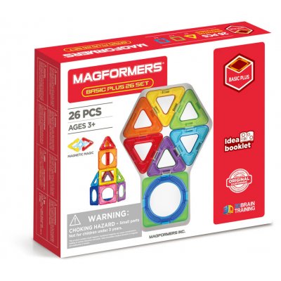 Magformers Basic Plus 26 ks – Sleviste.cz