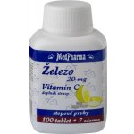 MedPharma Železo 20 mg+Vitamín C 37 tablet – Hledejceny.cz