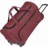 Cestovní taška a batoh Travelite Basics Wheeled duffle S Bordeaux 64 L TRAVELITE-96275-70