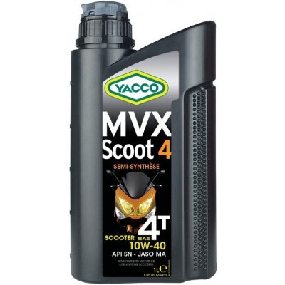 Yacco MVX Scoot 4T 10W-40 1 l – Hledejceny.cz
