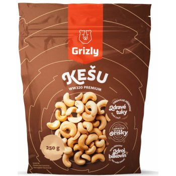 GRIZLY Kešu natural ww320 premium 250 g