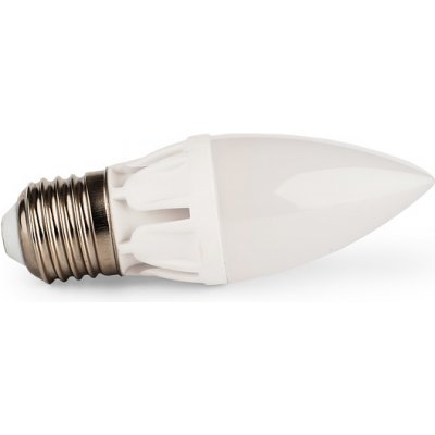 LEDtechnics LED žárovka E27 bílá teplá 8W C37 – Hledejceny.cz