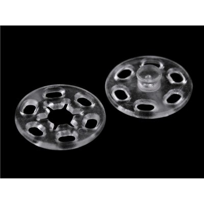 Prima-obchod Plastové patentky / stiskací knoflíky transparentní Ø13 mm, Ø15 mm, barva 1 15 mm transparent – Hledejceny.cz
