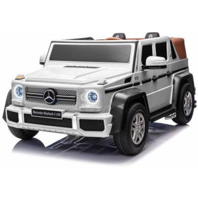 mamido Elektrické autíčko Mercedes Benz MAYBACH G650 Strong MP4 bílé – Zboží Mobilmania