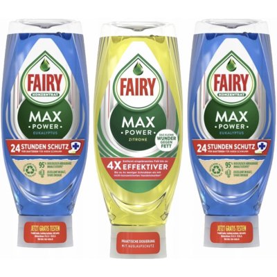 Fairy Max Power prostředek na nádobí Citron 545 ml – Zboží Dáma