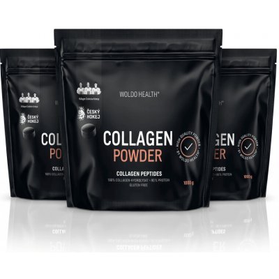 Woldohealth 100% hovězí kolagen 3 x 1 kg – Hledejceny.cz