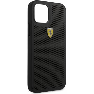 Pouzdro Ferrari On Track Perforated Apple iPhone 12/12 Pro černé – Hledejceny.cz