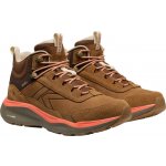 Keen Leiki Leather Mid Wp W hnědá – Zboží Dáma