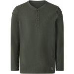 esmara Men pánské triko s dlouhými rukávy zelená – Zboží Dáma