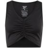 Dámské sportovní tílko Reebok Studio Ruched Cropped Tank black