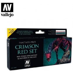 Vallejo Pro Nocturna Set 74103 Crimson Red Set 8x17 ml.