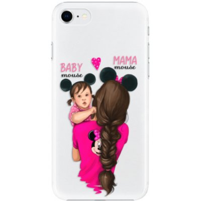 Pouzdro iSaprio - Mama Mouse Brunette and Girl na mobil Apple iPhone SE 2020 / Apple iPhone SE 2022 – Zboží Mobilmania