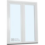 Kömmerling balkonové dveře 70 AD O+OS klapačka pravé bílá 150 x 230 cm oboustranná klika + FAB + hliníkový práh – Hledejceny.cz