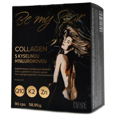 NutriStar Be My Star Collagen s kyselinou Hyaluronovou 90 kapslí – Hledejceny.cz