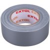 Stavební páska Extol Premium 8856312 Textilní univerzální páska 50 mm x 50 m x 0,18 mm šedá