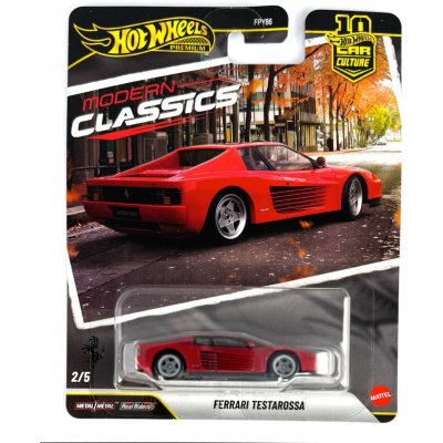 Mattel Hot Wheels: Autokultura angličák – Ferrari Testarossa – Hledejceny.cz