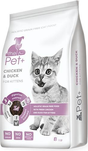 thePet+ 3in1 cat CHICKEN & DUCK Kittens 8 kg