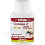 MedPharma Vitamin A 6000 I.U. Forte 67 tobolek – Hledejceny.cz