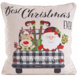 MyBestHome Vánoční polštář BEST CHRISTMAS 45x45 – Zboží Dáma