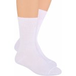 Steven ponožky 055 bílá – Zboží Mobilmania