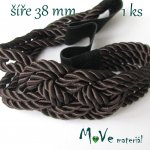 Šňůrová čelenka hnědá – Sleviste.cz