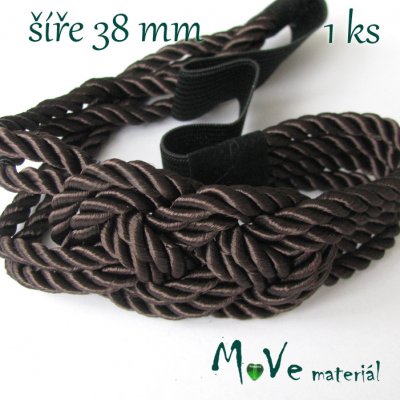 Šňůrová čelenka hnědá – Sleviste.cz