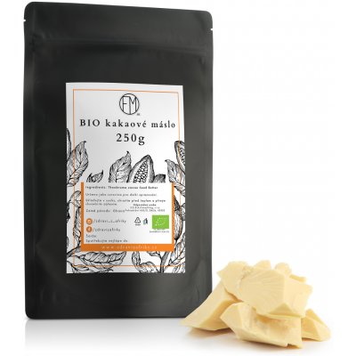 Farm.inc BIO nerafinované kakaové máslo 250 g – Zboží Dáma