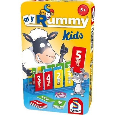 Rummy Kids hra v plechové krabičce
