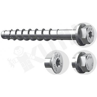 Šroub do betonu ULTRACUT FBS II Fischer - 10x70 – Hledejceny.cz
