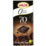 VALOR Čokoláda 70 % bez cukru 100 g – Zboží Dáma