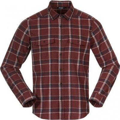 Bergans Tovdal amarone red/dark shadow grey check – Zbozi.Blesk.cz