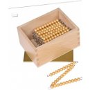Montessori 45 ks zlatých desítek v dřevěné krabičce