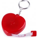 Pro Háčkování Metr krejčovský 150 cm, samonavíjecí, srdce s přívěskem – Zboží Dáma