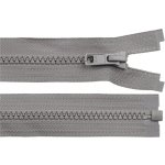 Kostěný zip YKK No 5 délka 65 cm bundový, malé, 135 šedá – Hledejceny.cz