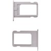 Rámeček / šuplík na Nano SIM pro Apple iPhone 5S / SE - vesmírně šedý (Space Gray) - kvalita A+