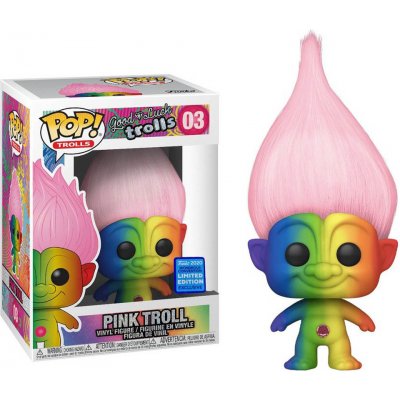 Funko Pop! Trolls Classic TrollsRainbow Troll Pink Hair Convention Exclusive 9 cm – Zbozi.Blesk.cz