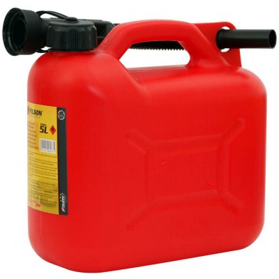 070-0100 Kanystr plastový PHM 5l, červený, 20.071 – Hledejceny.cz
